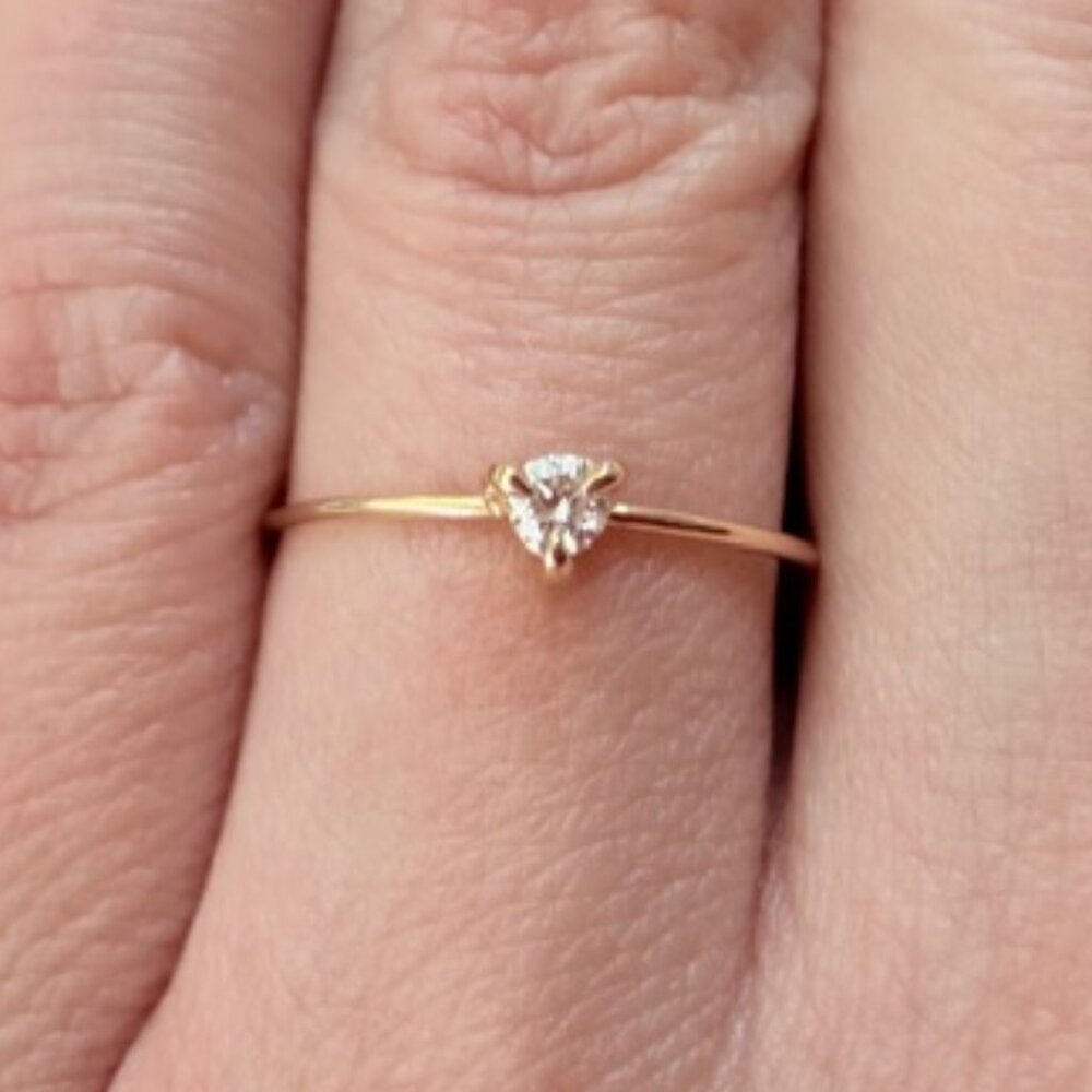 Catbird Diamond Fizz Ring Sparkler 14k Gold